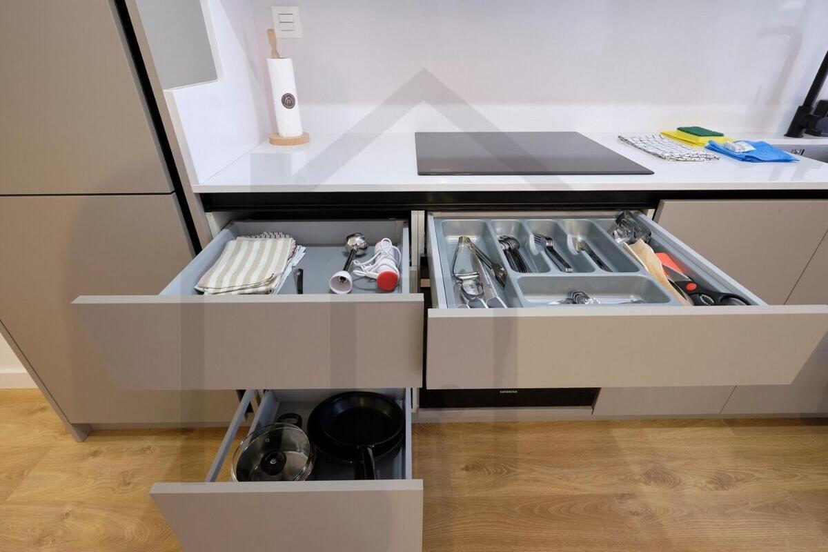 Cervantes - Apartamento A Estrenar Con Parking Gijon Luaran gambar